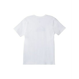 クイックシルバー メンズ Tシャツ トップス Quicksilver Men's Comp Logo Short Sleeves T-shirt White