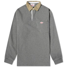 バトンウェア メンズ ポロシャツ トップス Battenwear Pocket Rugby Shirt Grey