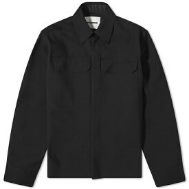 ジル・サンダー メンズ シャツ トップス Jil Sander Wool Pocket Overshirt Black