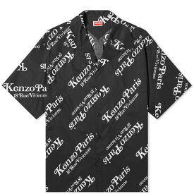 ケンゾー メンズ シャツ トップス Kenzo x Verdy Logo Shirt Black