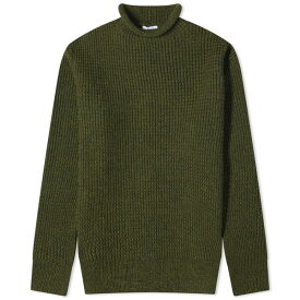 サンスペル メンズ ニット&セーター アウター Sunspel Fisherman Sweater Green