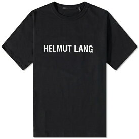ヘルムート ラング メンズ Tシャツ トップス Helmut Lang Core Logo T-Shirt Black