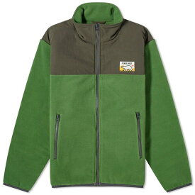 ヒューマンメイド メンズ パーカー・スウェットシャツ アウター Human Made Fleece Jacket Green