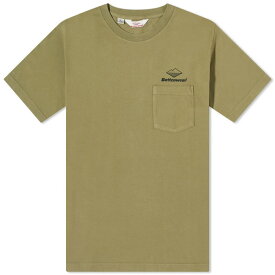 バトンウェア メンズ Tシャツ トップス Battenwear Team Pocket T-Shirt Green