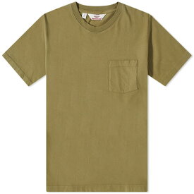 バトンウェア メンズ Tシャツ トップス Battenwear Pocket T-Shirt Green