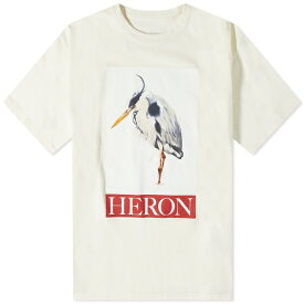 ヘロン プレストン メンズ Tシャツ トップス Heron Preston Heron Bird Painted T-Shirt -