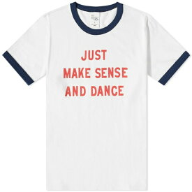 ヌーディージーンズ メンズ Tシャツ トップス Nudie Jeans Dance T-Shirt White