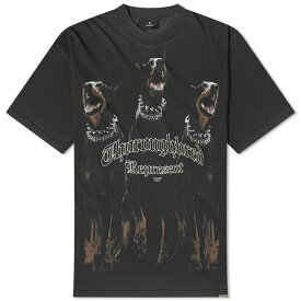 リプレゼント メンズ Tシャツ トップス Represent Thoroughbred T-Shirt Black