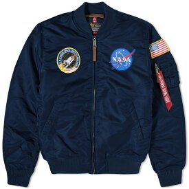 アルファインダストリーズ メンズ ジャケット＆ブルゾン アウター Alpha Industries MA-1 VF NASA Jacket Blue