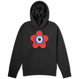 ケンゾー メンズ パーカー・スウェットシャツ アウター Kenzo Target Oversized Popover Hoodie Black