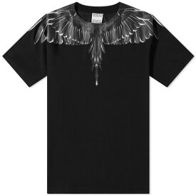 マルセロバーロン メンズ Tシャツ トップス Marcelo Burlon Icons Wings T-Shirt Black