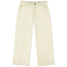 ウッド ウッド メンズ カジュアルパンツ ボトムス Wood Wood Willy Carpenter Trouser White