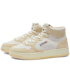 オートリー レディース スニーカー シューズ Autry Medalist Mid Sneaker Neutrals