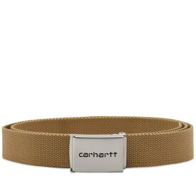 カーハート メンズ ベルト アクセサリー Carhartt WIP Chrome Clip Belt Neutrals