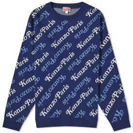 ケンゾー メンズ ニット&セーター アウター Kenzo x Verdy Crew Knit Blue