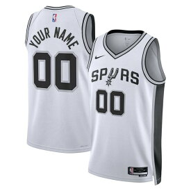 ナイキ メンズ ユニフォーム トップス San Antonio Spurs Nike Unisex Swingman Custom Jersey White Association Edition