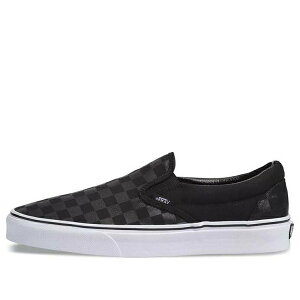 Vans �o���Y �����Y �X�j�[�J�[ �yVans Classic Slip-On 'Checkerboard - Black' VN000EYE276�z �T�C�Y US_9(27.0cm)
