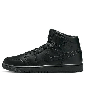 Jordan �W���[�_�� �����Y �X�j�[�J�[ �yAir Jordan 1 Mid 'Triple Black' 2022 554724-093�z �T�C�Y US_8.5(26.5cm)