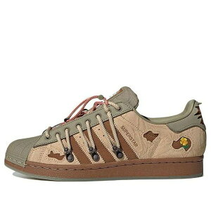 adidas AfB_X Y Xj[J[ yadidas originals Superstar x melting sadness 'Green Brown' H06340z TCY US_M_4.5