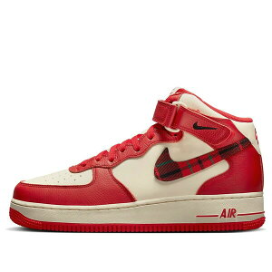 Nike �i�C�L �����Y �X�j�[�J�[ �G�A�t�H�[�X �yNike Air Force 1 Mid '07 LX 'Red Plaid' DV0792-101�z �T�C�Y US_6(24.0cm)