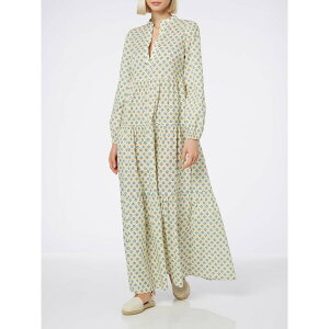 �G���V�[�c�[�Z�C���g�o�[�X ���f�B�[�X �����s�[�X �g�b�v�X Woman Cotton Voile Maxi Dress Nadja YELLOW