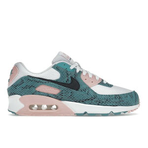 Nike �i�C�L �����Y �X�j�[�J�[ �yNike Air Max 90 Washed Teal Snakeskin�z �T�C�Y US_10.5(28.5cm) Washed Teal/White/Bleached Coral/Black