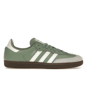 adidas �A�f�B�_�X �����Y �X�j�[�J�[ �yadidas Samba OG Silver Green Chalk White�z �T�C�Y US_M_4.5 Silver Green/Chalk White/Gum