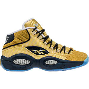 Reebok ���[�{�b�N �����Y �X�j�[�J�[ �yReebok Question Mid EBC�z �T�C�Y US_9.5(27.5cm) Metallic Gold/Black-White