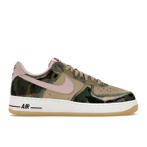 Nike �i�C�L �����Y �X�j�[�J�[ �yNike Air Force 1 Low '07 LV8 Patent Camo Pink�z �T�C�Y US_8(26.0cm) Multi-Color/Khaki/Pink/White