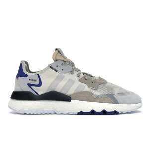 adidas �A�f�B�_�X �����Y �X�j�[�J�[ �yadidas Nite Jogger Grey One Active Blue�z �T�C�Y US_8.5(26.5cm) Raw White/Grey One/Active Blue