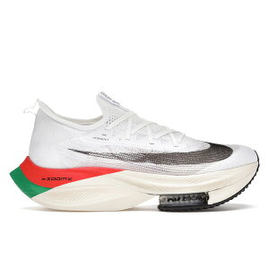 Nike �i�C�L �����Y �X�j�[�J�[ �yNike Air Zoom Alphafly Next% Eliud Kipchoge Kenya�z �T�C�Y US_9(27.0cm) White/Black-Lucky Green-Chile Red