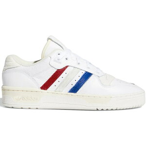 adidas �A�f�B�_�X �����Y �X�j�[�J�[ �yadidas Rivalry Low Pony Hair�z �T�C�Y US_M_4 Footwear White/Cream White/Cloud White