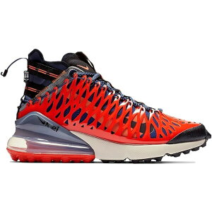 Nike �i�C�L �����Y �X�j�[�J�[ �yNike Air Max 270 ISPA Blue Void Terra Orange�z �T�C�Y US_10.5(28.5cm) Blue Void/Black-Terra Orange-Oatmeal