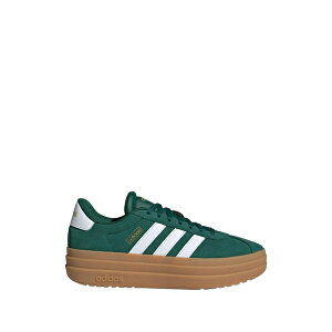 �A�f�B�_�X ���f�B�[�X �X�j�[�J�[ �V���[�Y Three-stripes platform-heel sneakers Green