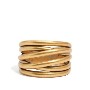 �r���o �C ���[�� ���f�B�[�X �����O �A�N�Z�T���[ Cross-stripes band ring Gold