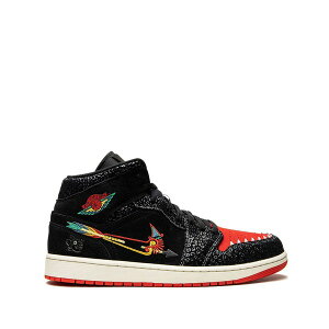 �W���[�_�� �����Y �X�j�[�J�[ �V���[�Y Air jordan 1 mid se siempre familia sneakers Black