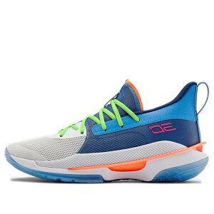 Under Armour A_[A[}[ Y Xj[J[ Blue yUnder Armour Curry 7 'Super Soaker' 3021258-404z TCY US_11(29.0cm)