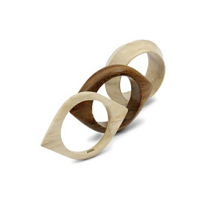 �C�U�x�� �}���� ���f�B�[�X �u���X���b�g�E�o���O���E�A���N���b�g �A�N�Z�T���[ Cuff bracelet (set of three) Neutrals