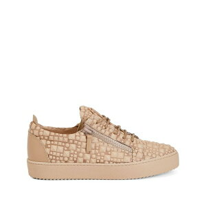 �W���[�b�y�U�m�b�e�B �����Y �X�j�[�J�[ �V���[�Y Frankie 3d detailing double-zip low-top sneakers Brown