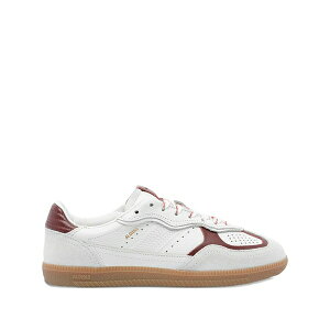 �A���n�X ���f�B�[�X �X�j�[�J�[ �V���[�Y Leather-upper lace-up low-top sneakers White