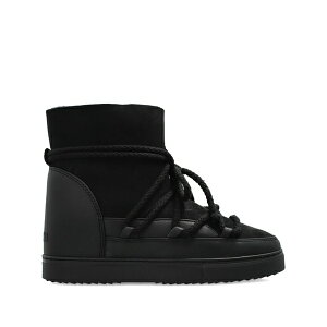 �C�k�C�L�[ ���f�B�[�X �u�[�c �V���[�Y Rope-laces leather snow boots Black