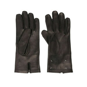 �}���^���}���W�F�� �����Y ��� �A�N�Z�T���[ Sandstorm four-stitch logo leather gloves Black