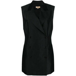 �o���i ���f�B�[�X �����s�[�X �g�b�v�X Bellini double-breasted minidress Black