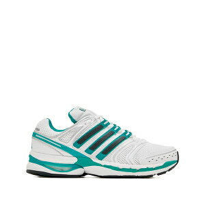 �A�f�B�_�X �����Y �X�j�[�J�[ �V���[�Y X sporty & rich three-stripe sneakers White