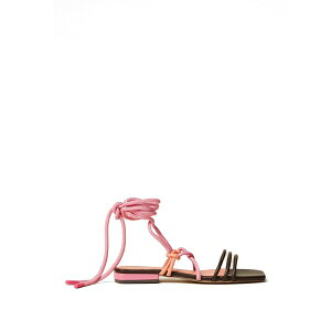�c�C���Z�b�g ���f�B�[�X �T���_�� �V���[�Y X myfo tie-fastening sandals Orange