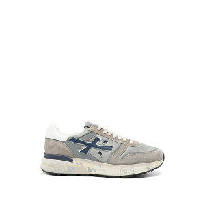 �v���~�A�[�^ �����Y �X�j�[�J�[ �V���[�Y Mick 8001 suede panelled sneakers Grey