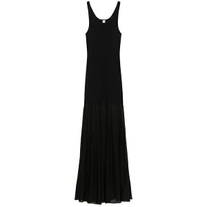�g�[�e�� ���f�B�[�X �����s�[�X �g�b�v�X Evening maxi dress Black