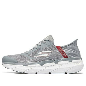 Skechers �X�P�b�`���[�Y �����Y �X�j�[�J�[ �ySkechers Go Run Max Cushioning 'Grey Red' 220313-GYRD�z �T�C�Y US_M_13