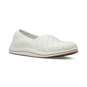 N[NX fB[X Xb|E[t@[ V[Y Women's Cloudsteppers Breeze Emily Perforated Loafer Flats White