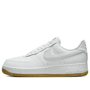 Nike �i�C�L ���f�B�[�X �X�j�[�J�[ White/Gum Light Brown/Grey �y(WMNS) Nike Air Force 1 '07 Next Nature 'White Gum' FN6326-100�z �T�C�Y US_5(22.0cm)